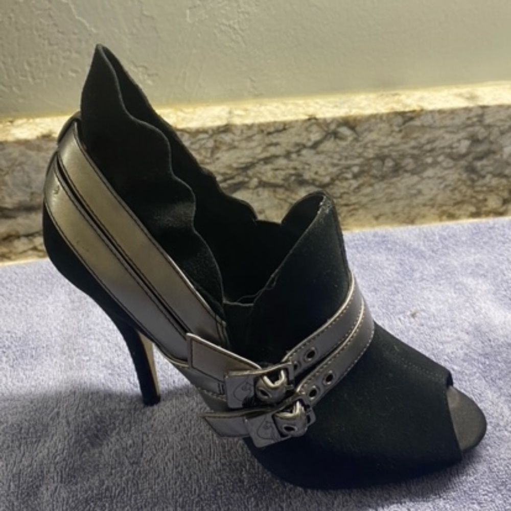 Open Toe Bootie Heels - image 2